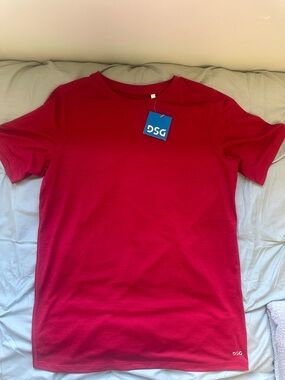 DSG Red Short Sleeve Crewneck Tee